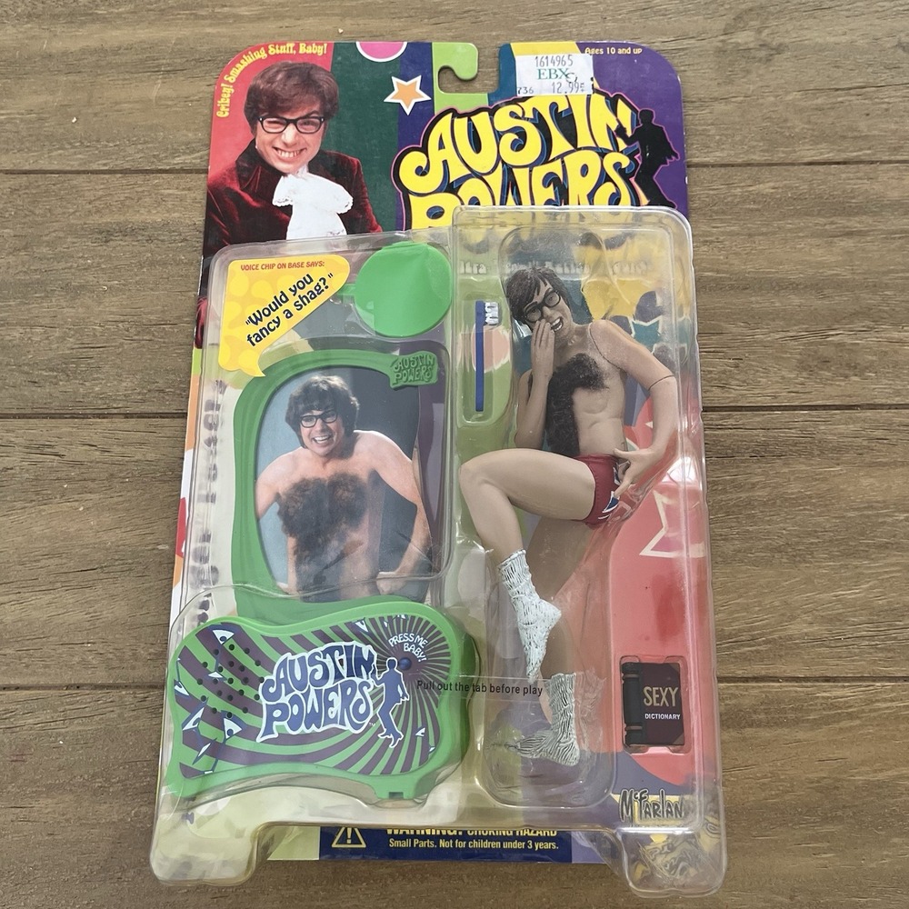 Vintage McFarlane Austin Powers Action Figure Do I Make You Horny New